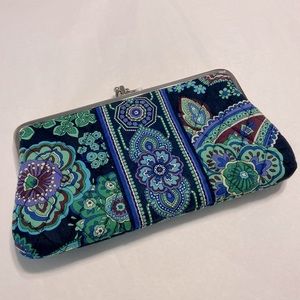 Vera Bradley Double Kisslock Clutch